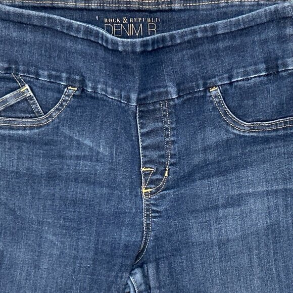 Rock & Republic Fever Rx Sculpting Pull on Jegging Size 16 Minimalist Modern Chi - Picture 6 of 6